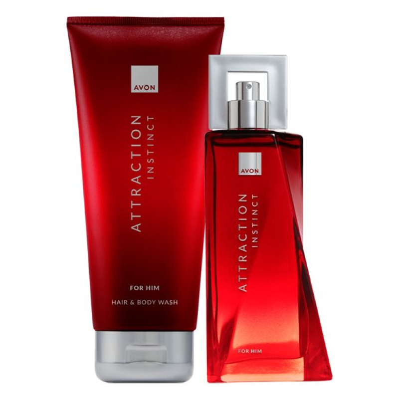 AVON ATTRACTION INSTINCT für Ihn 2-teiliges Set